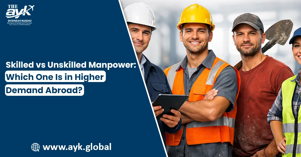 Skilled vs. Unskilled Manpower: Which One Is in Higher Demand Abroad?