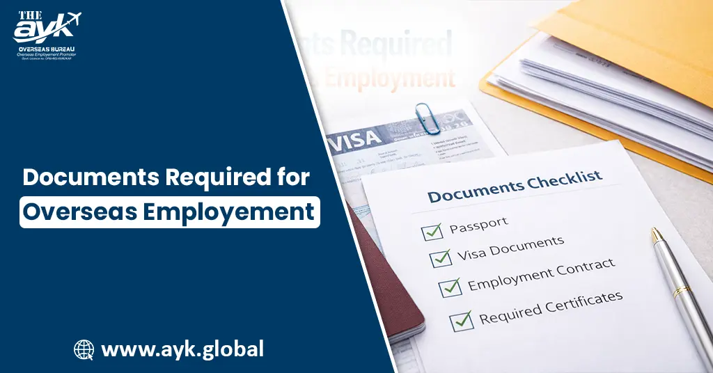 Documents Required for Overseas Employment