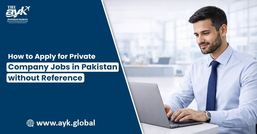 How to Apply for Private Company Jobs in Pakistan Without Reference