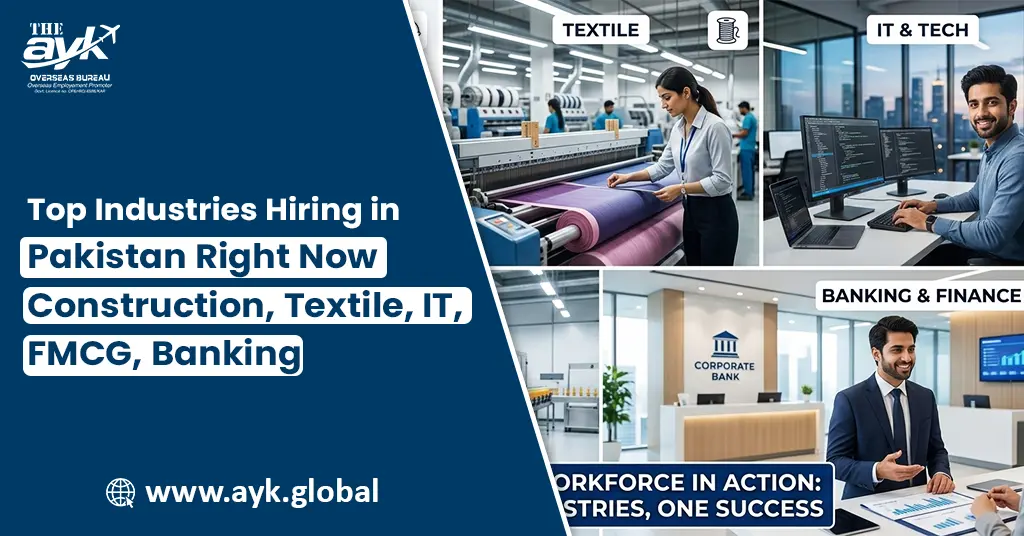 Top Industries Hiring in Pakistan Right Now