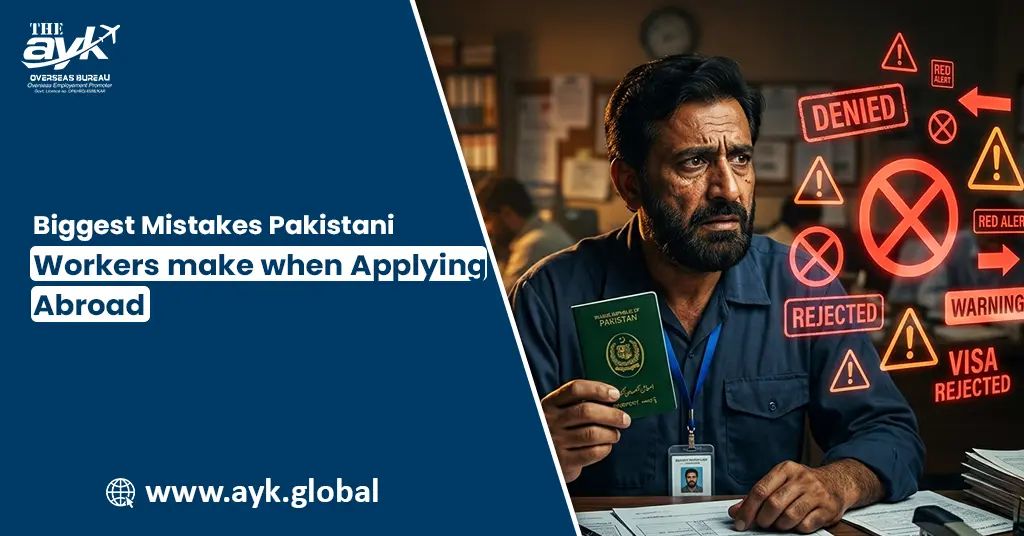 Biggest Mistakes Pakistani Workers Make When Applying Abroad