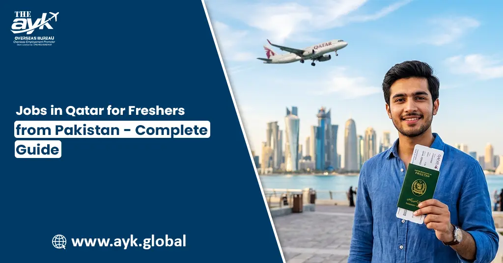 Jobs in Qatar for Freshers from Pakistan
