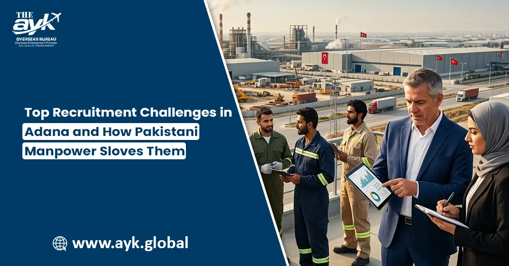 Top Recruitment Challenges in Adana and How Pakistani Manpower Solves Them