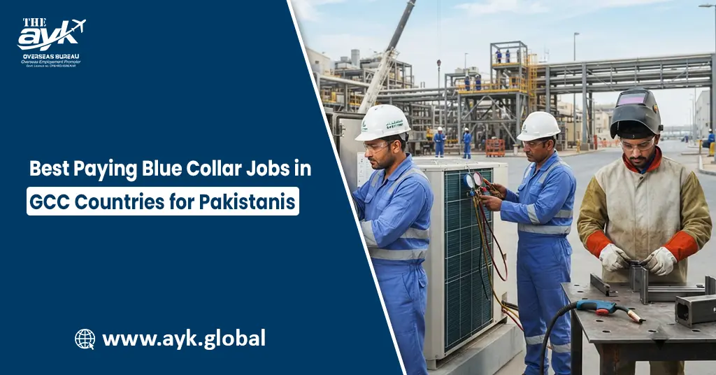 Best Paying Blue Collar Jobs in GCC Countries for Pakistanis