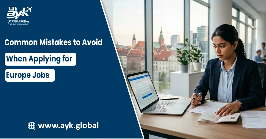 Common Mistakes to Avoid When Applying for Europe Jobs