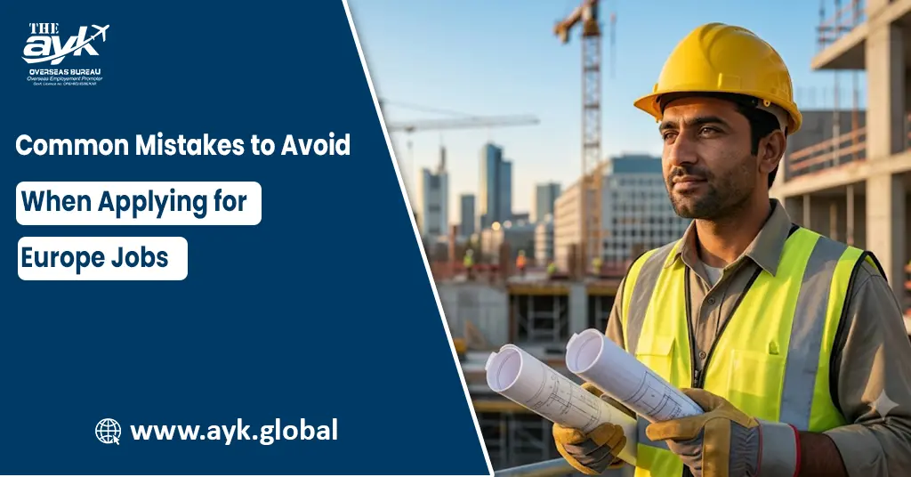 Construction Jobs in Europe for Pakistani Workers